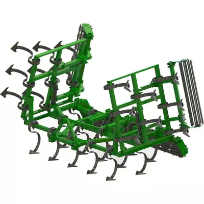 Навісний культиватор суцільного обробітку TERRA 3 PRO 620